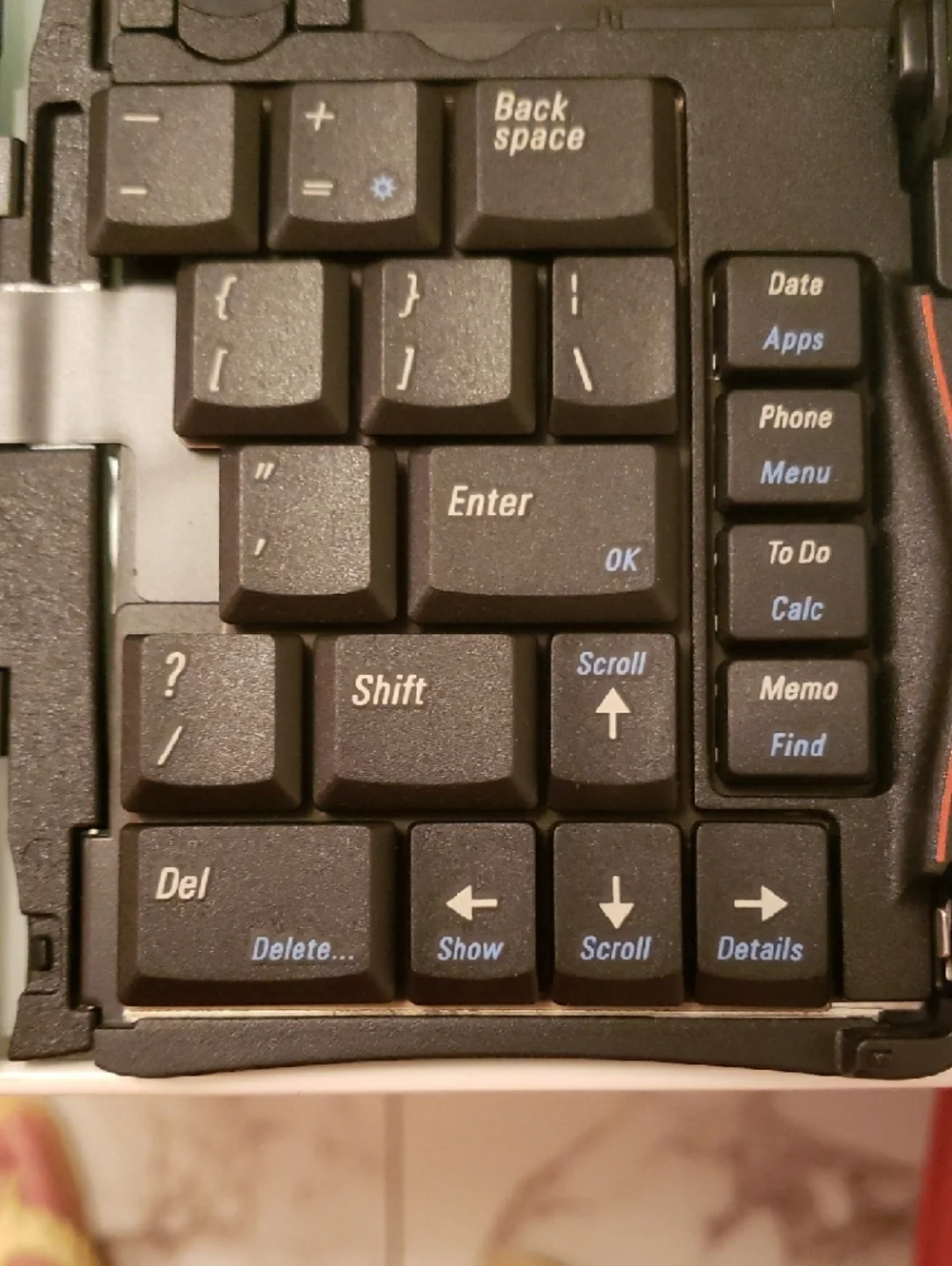 Black Foldable Bluetooth Portable Keyboard